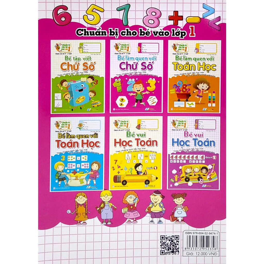 Sách Bé Làm Quen Với Chữ Số - Theo Chương Trình Tiểu Học Mới Định Hướng Phát Triển Năng Lực