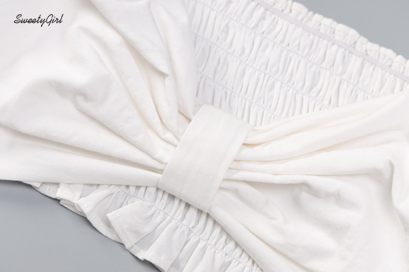 Áo Lửng Trễ Vai Tay Phồng Quyến Rũ Gợi Cảm Dành Cho Nữ