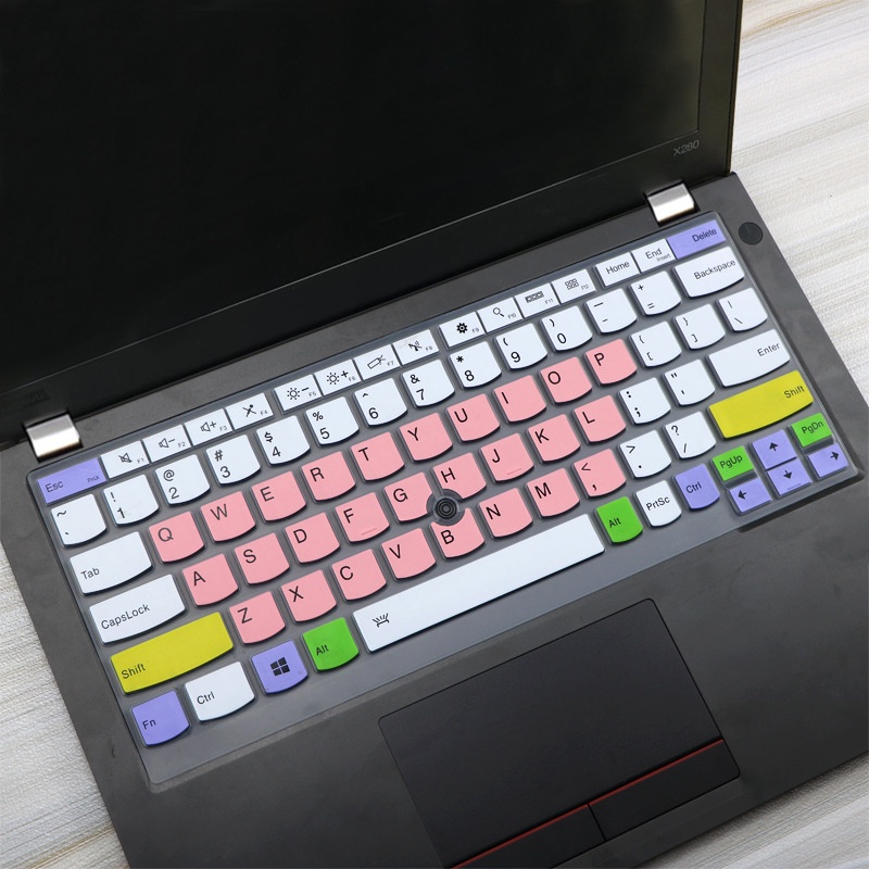Miếng dán bảo vệ bàn phím silicon siêu mỏng chuyên dụng cho lenovo thinkpad x390 x250 x260 x270 x280 12.5 inch