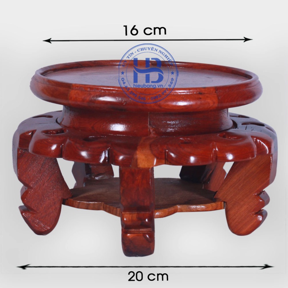 Đế kê kỷ váy gỗ Hương -KHÔNG ĐẸP HOÀN TIỀN