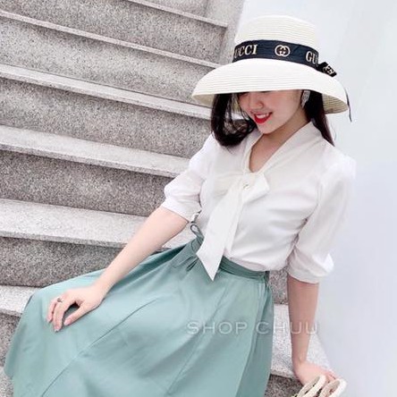 Áo sơ mi công sở nữ tay lửng CHUU A3271 | BigBuy360 - bigbuy360.vn