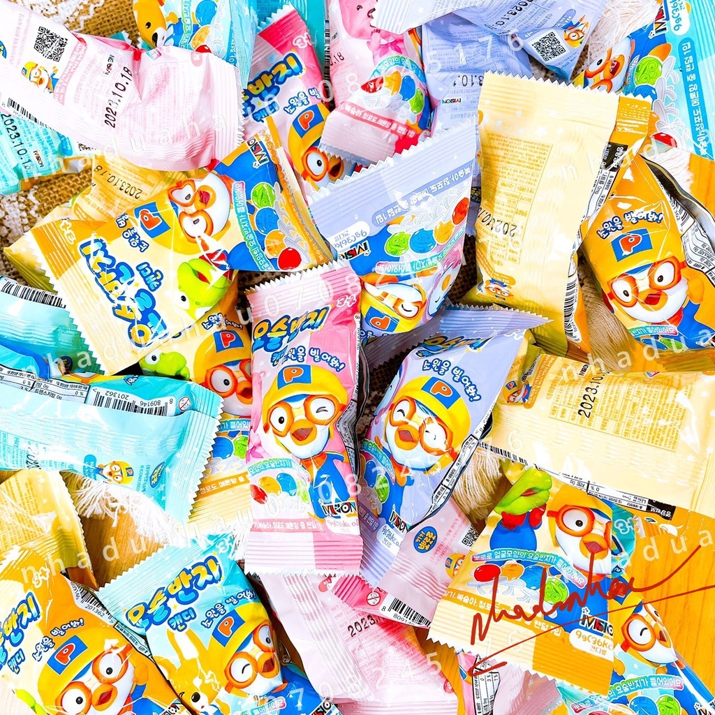 Kẹo nhẫn kim cương/ gấu/ công chúa Tuyết Elsa/ Pororo vị trái cây vải/dâu/nho/cola cái 10gam