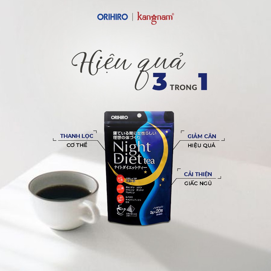 Trà giảm cân Night Diet Tea Orihiro 24 gói