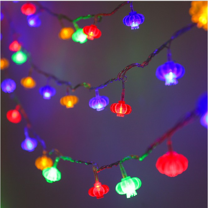 Đèn LED trang trí Tết đèn treo cây quất cảnh mẫu mới nhiều màu nhấp nháy 2m 3m 5m 6m 10m NBLUE