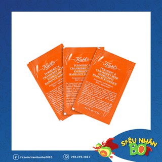 Mặt Nạ Nghệ & Nam Việt Quất Kiehl's Turmeric & Cranberry Seed Energizing Radiance Masque 5ml