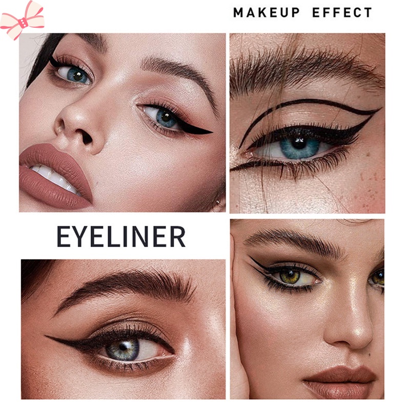 Bút Kẻ Mắt Nước Hai Đầu Kháng Nước Chống Mồ Hôi Với Đầu Đóng Dấu Hình Cánh Tam Giác