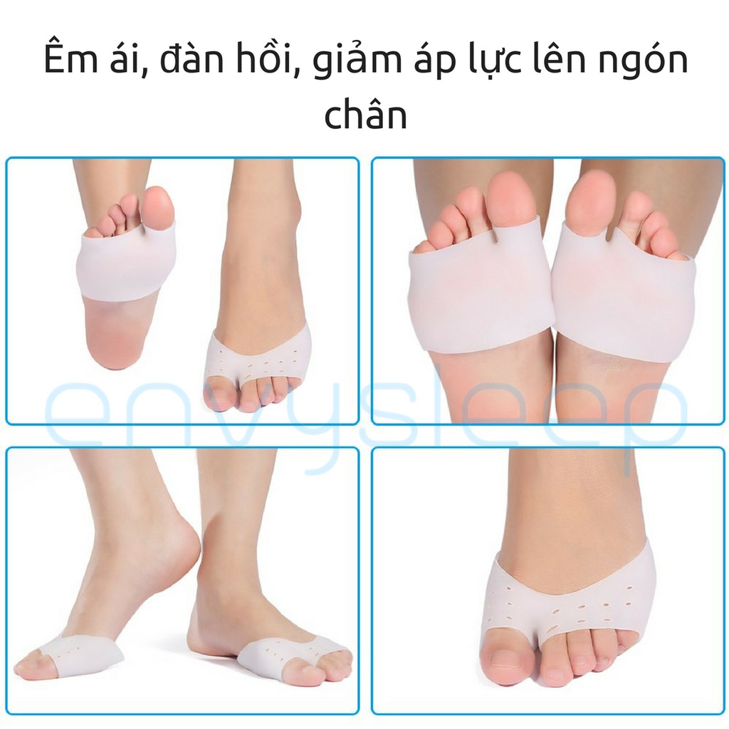 Lót giày Silicon Hở ngón Envysleep giảm đau giảm chai chân, chống ma sát sưng tấy