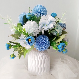 Bình Hoa Cúc Tây Giả Cắm Sẵn Trang Trí Nhà Cửa, Decor Nhà Hàng, Văn Phòng Công Ty, Quán Cà Phê LH-10