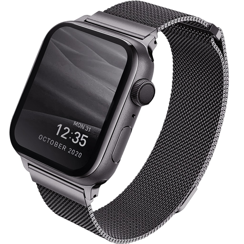 Dây Mesh cho Apple Watch Mesh Steel Strap size 38/ 40/ 41mm và 42/ 44/ 45 mm UNIQ DANTE chính hãng