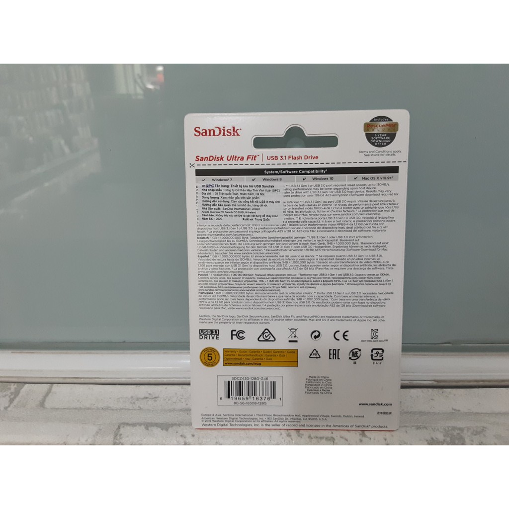 USB 3.1 SanDisk Ultra Fit CZ430 16GB-32GB-64GB-128GB ( chính hãng ) | BigBuy360 - bigbuy360.vn