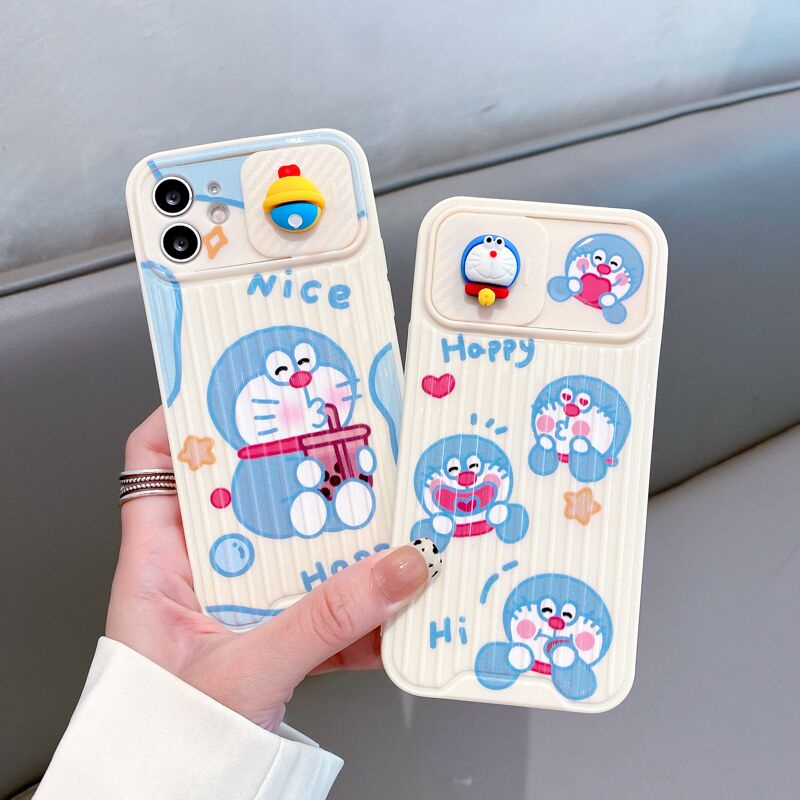 Ốp Điện Thoại Silicon Mềm Họa Tiết Hoạt Hình Doraemon Cho Iphone 12 13 Pro Max 11 Pro Max 12Pro XR X XS 7 8 plus