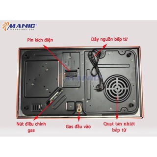 BẾP GA & TỪ  kẾT HỢP  ÂM TƯỜNG