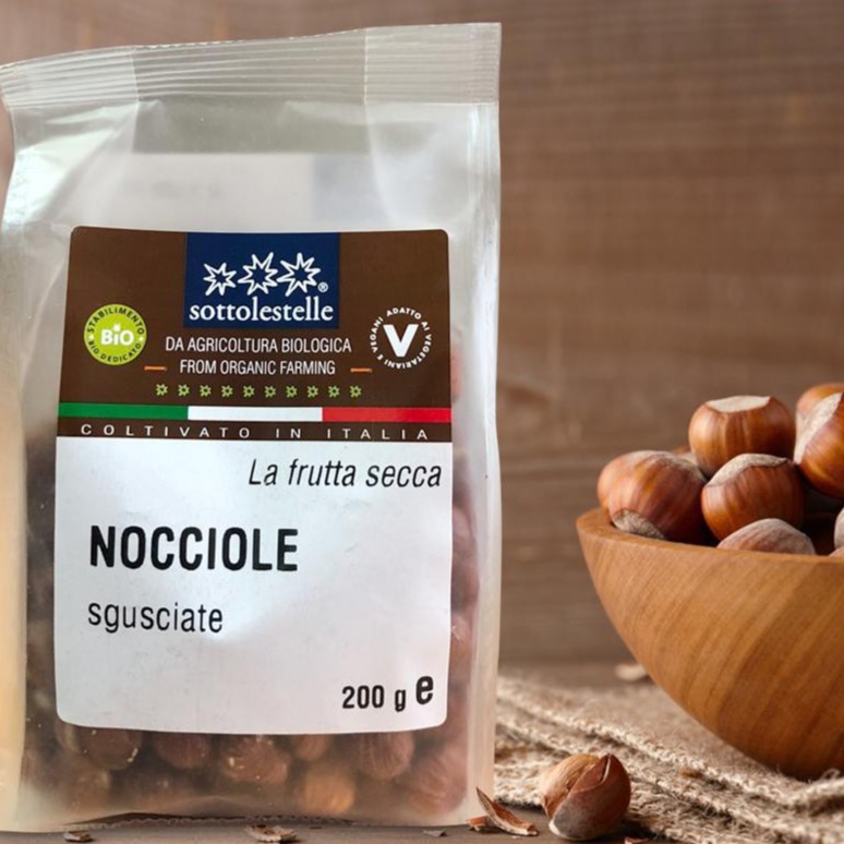 Hạt Phỉ Hữu Cơ Đã Bóc Vỏ  Sottolestelle 200g