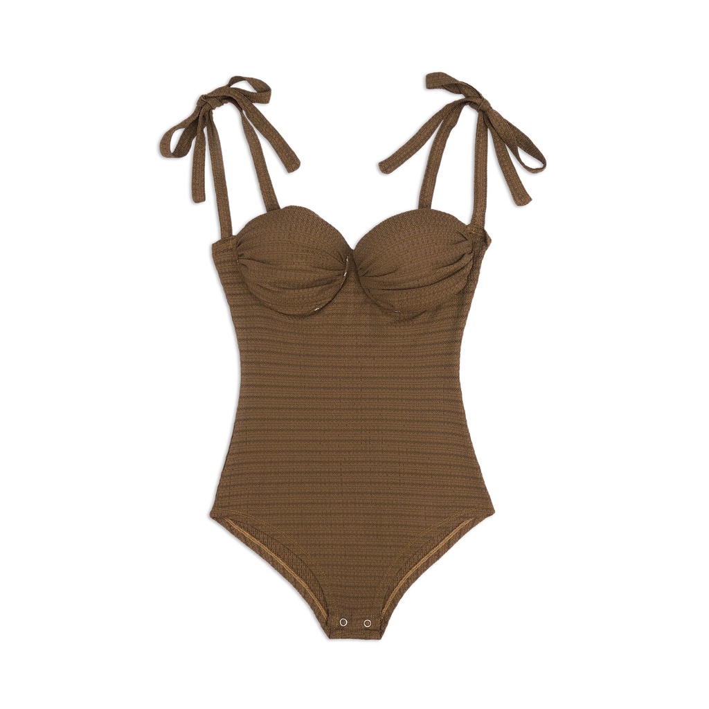 Áo Bodysuit Shoulder Ties,Chất Liệu Thun TC,Co Dãn,Thoải Mái, Năng Động,Trẻ Trung,WBS000028,SOMEHOW.