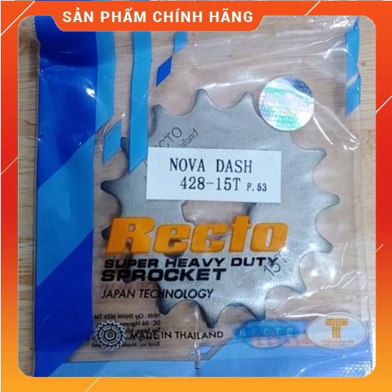 nhông xe máy Recto NOVA DASH 428-15T