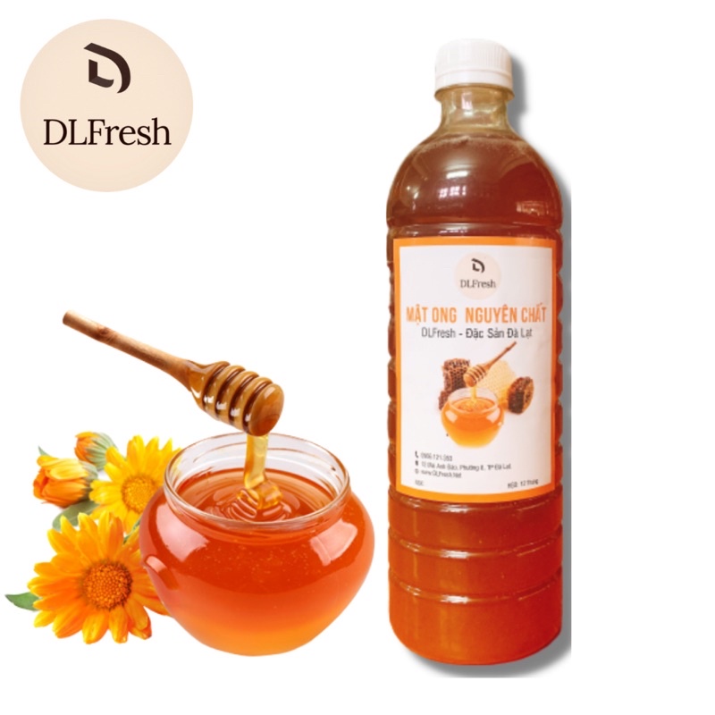 Mật ong nguyên chất DLFresh mật ong hoa atiso 500ml