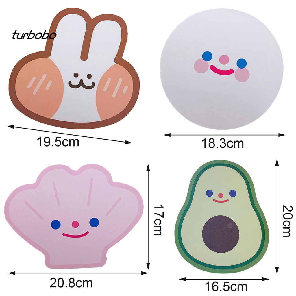 Tấm Lót Chuột Máy Tính Bằng Cao Su Chống Trượt In Hoạt Hình Dễ Thương