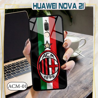 Ốp lưng kính 3D Huawei Nova 2i hình đội bóng