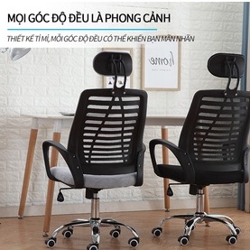 Ghế gaming đa năng Ghế văn phòng tại nhà Có thể điều chỉnh tựa đầu Lưới thoáng khí Tựa lưng thoải mái với thiết kế công