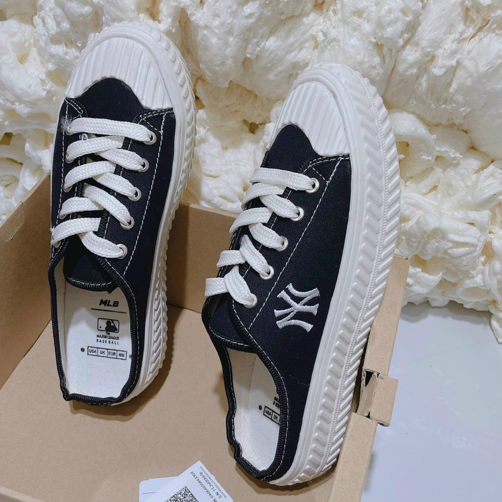 ( HÀNG ĐẸP - FORM CHUẨN ) Giày Nữ Sục NY đế độn 3cm thể thao phong cách - Giày Sục NY Vải Thể Thao Đế Độn