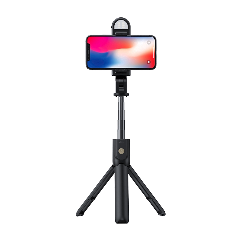 Gậy chụp ảnh Selfie Bluetooth mở rộng 360 ° có đèn trợ sáng cho điện thoại Huawei và Apple chất lượng cao