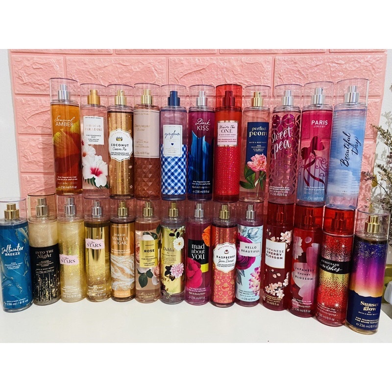 Xịt thơm toàn thân lưu hương Bath and Body Works 10ml