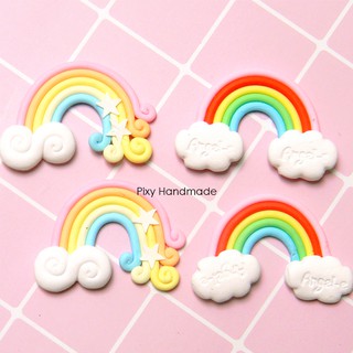 Charm Cầu Vòng Ngẫu Nhiên Nguyên Liệu Làm Trang Trí Slime