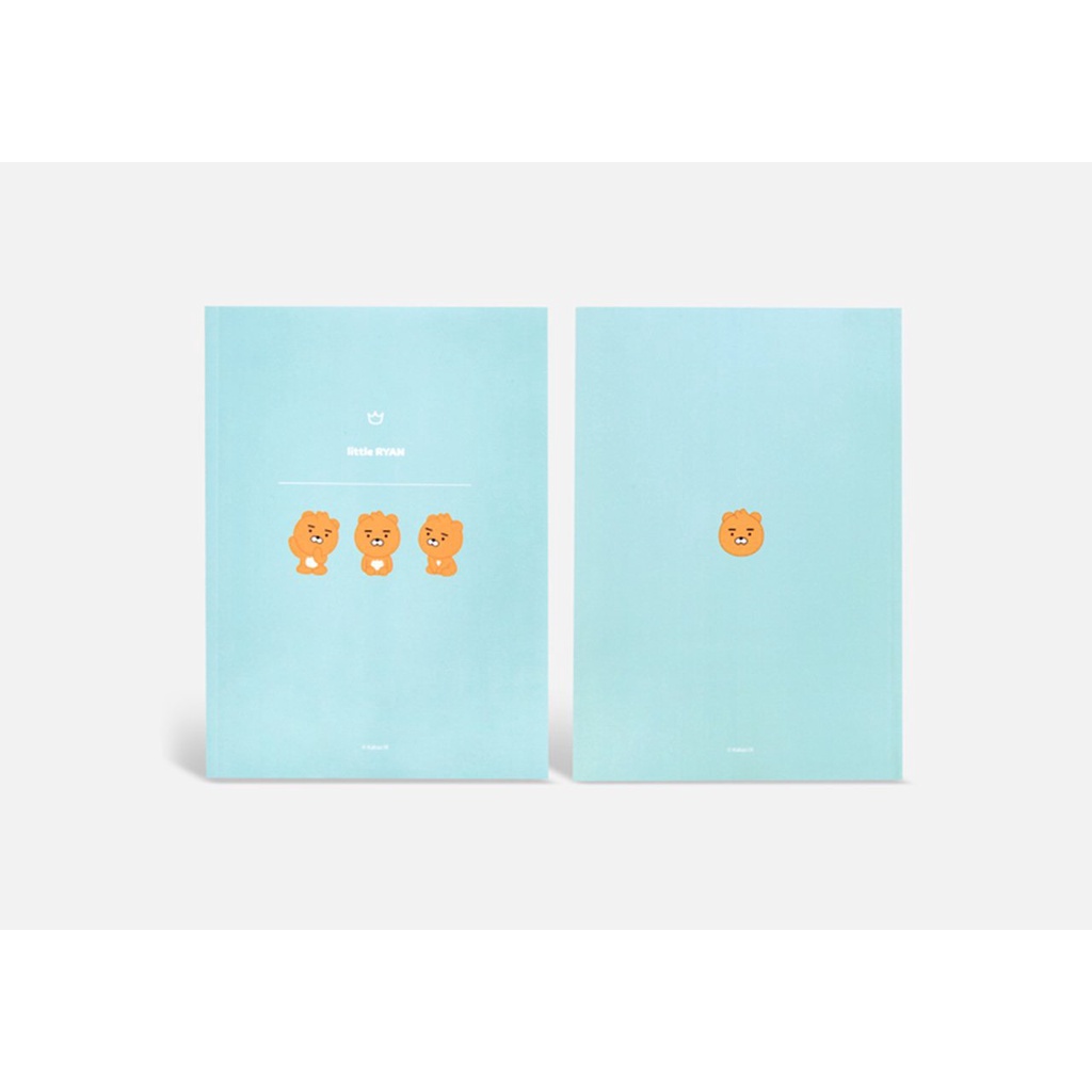Set 3 Cuốn Sổ Tay A5 Ryan Kakao Friends