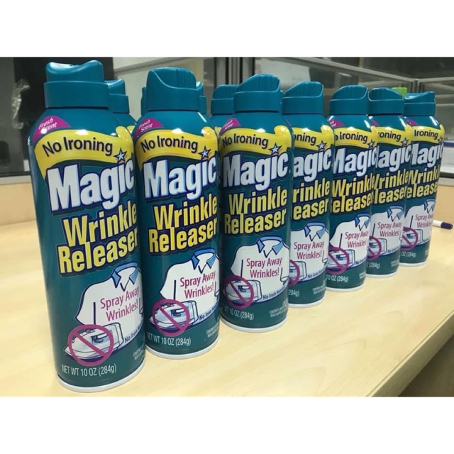 Magic Wrinkle Releaser xịt phẳng quần áo không cần ủi/là