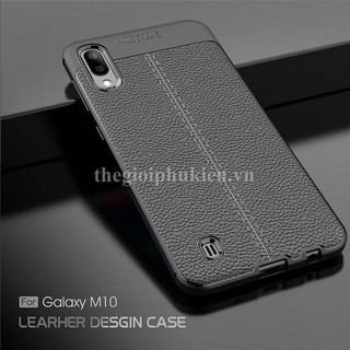 Ốp Lưng Dẻo Đen Chống Sốc Autofocus Samsung M10 Tặng Kính Cường Lực