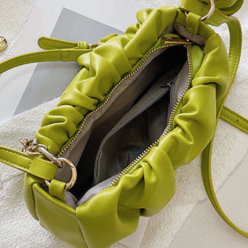 Túi IELGY đeo chéo hình đám mây màu sắc đơn giản thời trang cho nữ