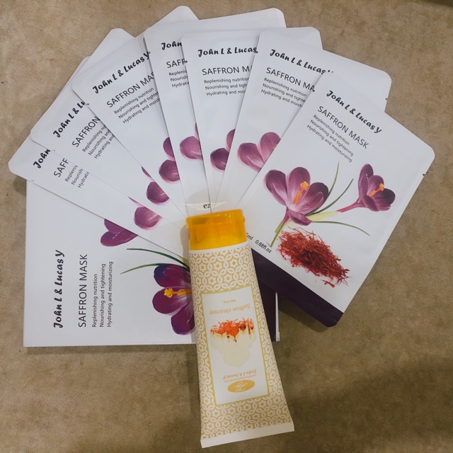 𝗦𝗔𝗙𝗙𝗥𝗢𝗡 𝗠𝗔𝗦𝗞 - 𝗠ặ𝘁 𝗻ạ 𝗻𝗵𝘂ỵ 𝗵𝗼𝗮 𝗻𝗴𝗵ệ 𝘁â𝘆 🌺 ✨✨✨SAFRON MASK L&Y - MẶT NẠ NHUỴ HOA CAO CẤP CỦA UK