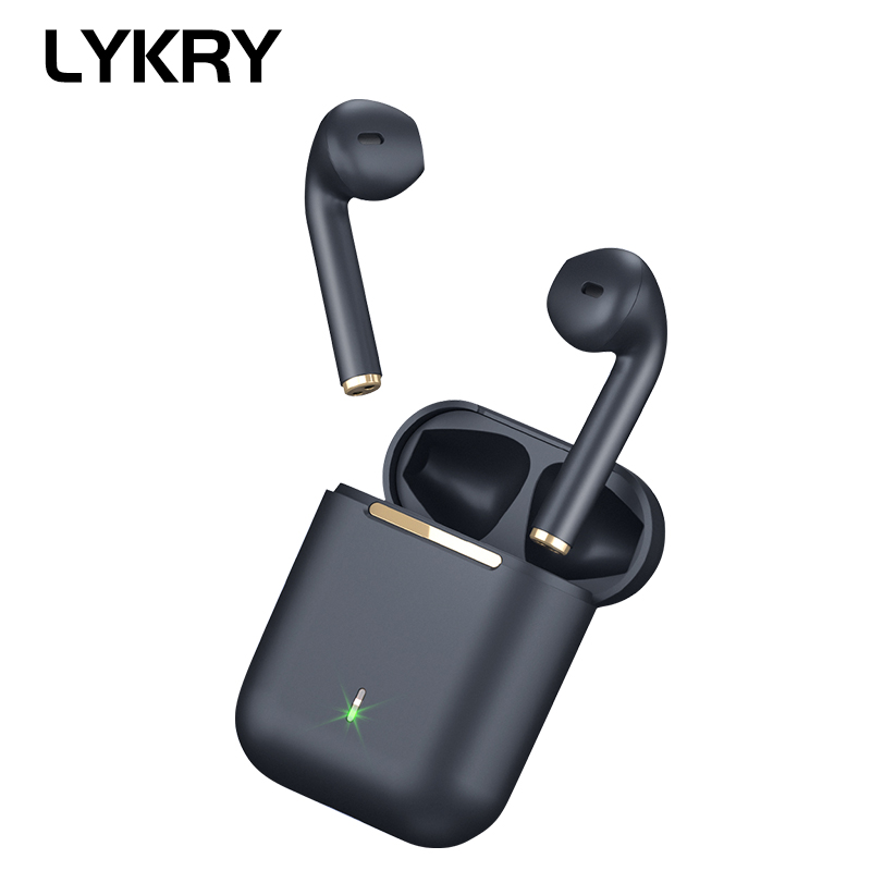 Lykry Wireless Earphones TWS Bluetooth 5.0 Headphone Stereo With Mic For iPhone Xiaomi All Phone