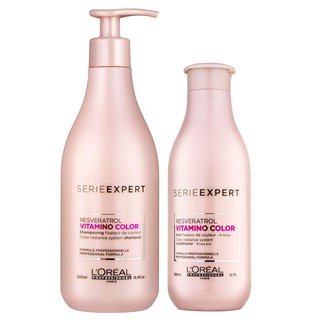 Cặp gội xả dưỡng tóc nhuộm loreal vitamino color 500ml