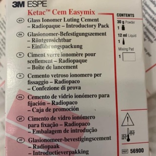 Xi măng gắn Ketac Cem Easymix hiệu 3M Mỹ