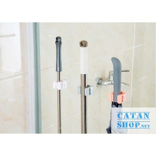 Móc treo chổi dán tường , treo cây lau nhà siêu dính thông minh, tiết kiệm diện tích GD328-Treochoi