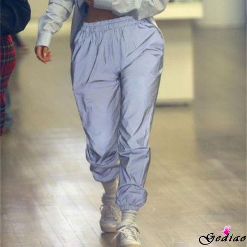 FREESHIP ĐƠN 99K_ Quần dài ống rộng phát sáng phong cách thể thao năng động dành cho nữ