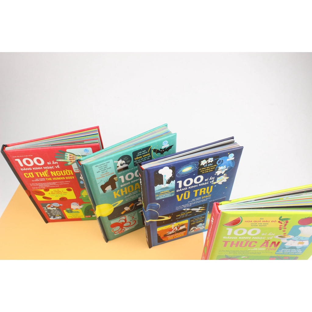 Sách - 100 Bí Ẩn Đáng Kinh Ngạc - Cho Thiếu Nhi Từ 6 Tuổi - Đinh Tị - Lẻ Tuỳ Chọn