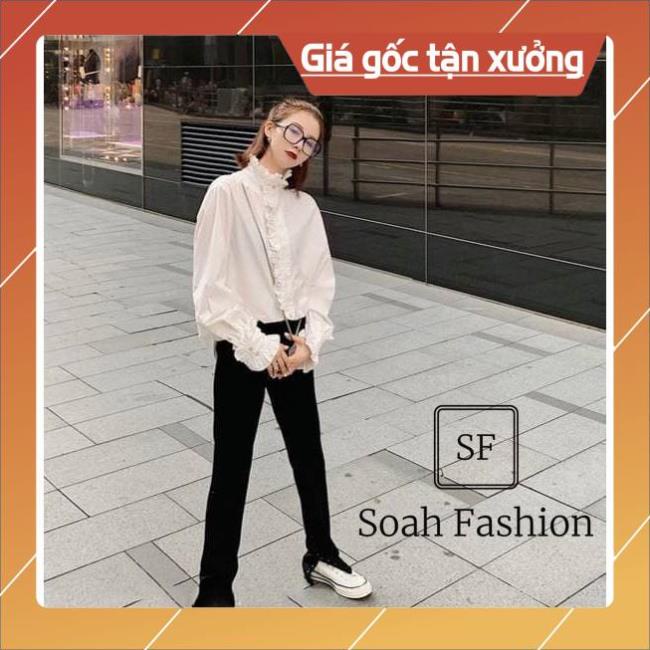 [Hàng Chất Lượng] Áo sơ mi nữ form rộng trắng kiểu dáng công sở thiết kế lụa cao cấp dài tay đẹp Hàn Quốc | BigBuy360 - bigbuy360.vn
