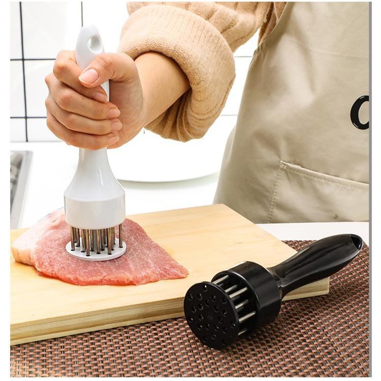 Dụng cụ làm mềm thịt Meat Tenderizer, cây châm thịt, xâm thịt, xăm thịt, làm mềm thịt, làm heo quay da giòn