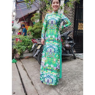Áo dài truyền thống long bào cao cấp - KHÔNG KÈM QUẦN