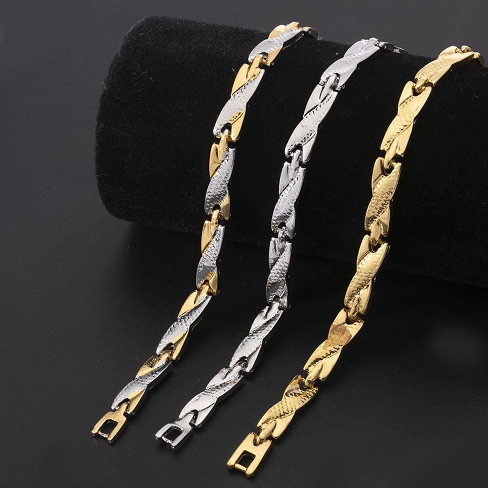 Vòng Tay Dây Xoắn Giảm Cân Phong Cách Hàn Quốc Cổ Điển Cho Nam