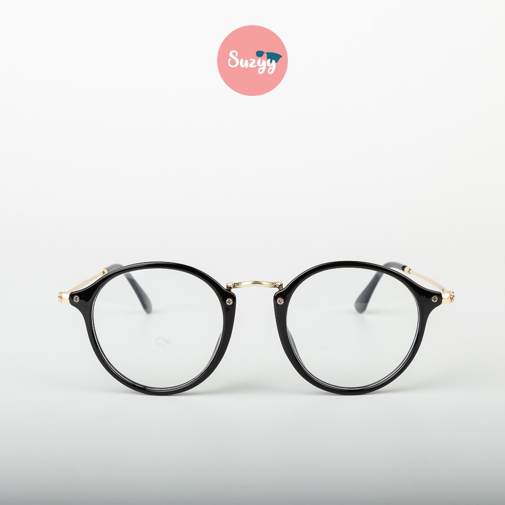 [Mã FAMAYFA giảm 10K đơn 50K] Gọng kính cận nữ Suzyy mắt tròn kiểu dáng thời trang chất liệu kim loại