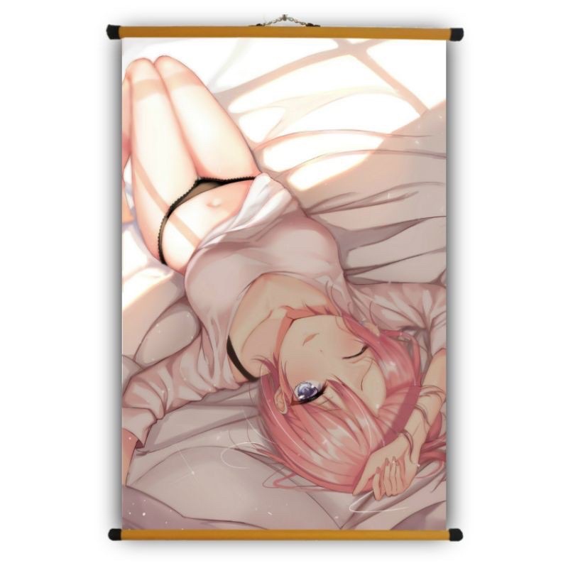 Poster Vải Nakano Ichika Anime GoToubun no Hanayome