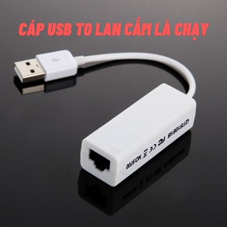 Cáp USB to LAN RJ45 chạy được cho điện thoại