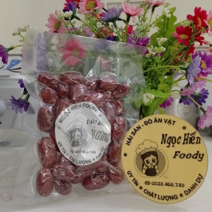 Táo tào đỏ Tân Cương gói 100g, trái tròn ngọt, NGỌC HIỂN FOODY