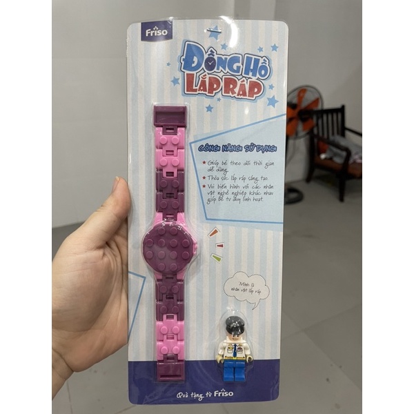 Đồng hồ lắp ráp Cảnh Sát, Phi Công, Kỹ Sư, Lính Cứu Hoả cho bé (dây điều chỉnh được.)