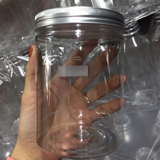 Bộ 10 hũ nhựa pet nắp nhôm vặn 500ml
