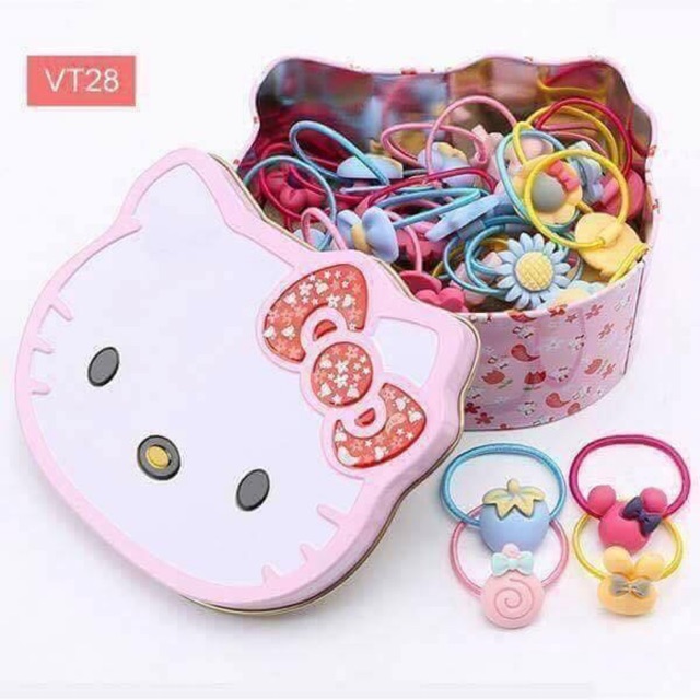 Chun buộc tóc Hello kitty cho bé gái - TIN365