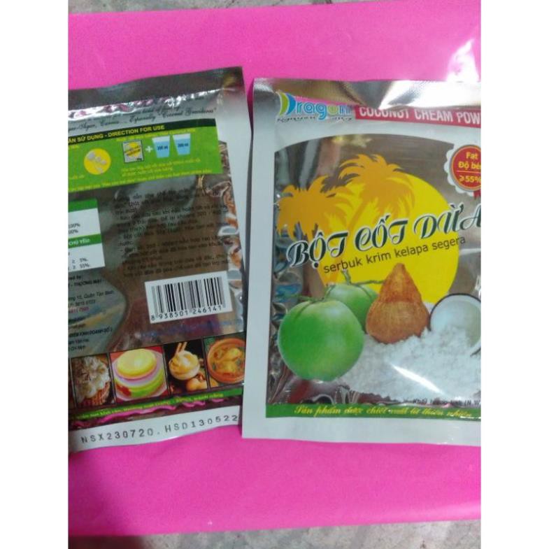 Bột cốt dừa dragon nguyên chất 100%:thơm hơn & béo hơn